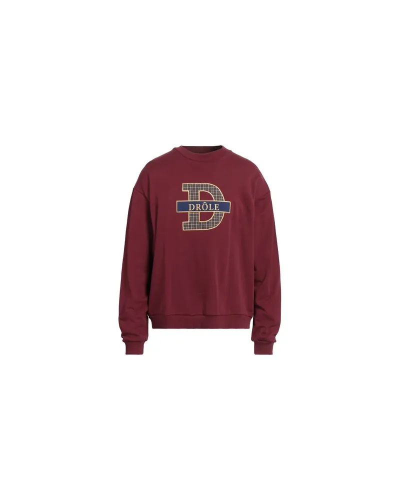 Drôle de Monsieur TOPS - Sweatshirtsauf YOOX.COM Bordeaux