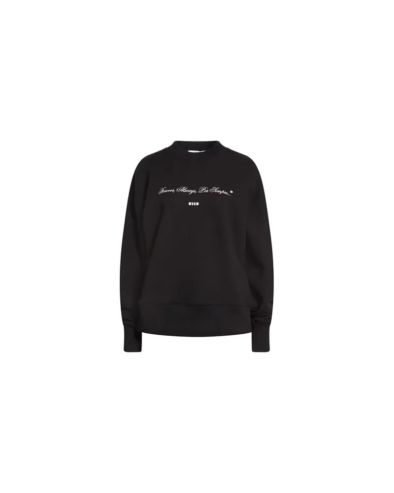 MSGM TOPS - Sweatshirtsauf YOOX.COM Schwarz