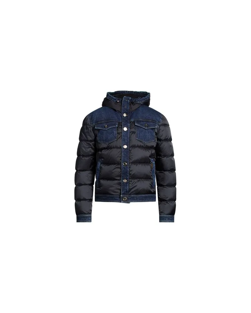 MOORER JACKEN & MÄNTEL - Pufferjacken & Daunenjackenauf YOOX.COM Blau