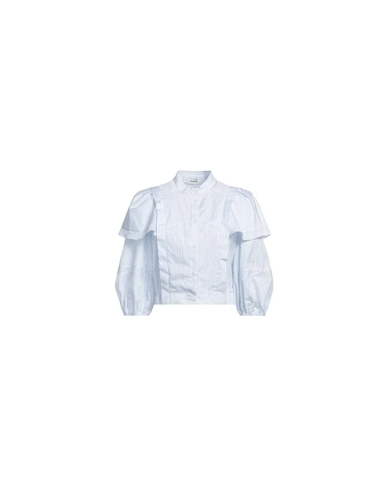 Sandro TOPS - Hemdenauf YOOX.COM Azurblau