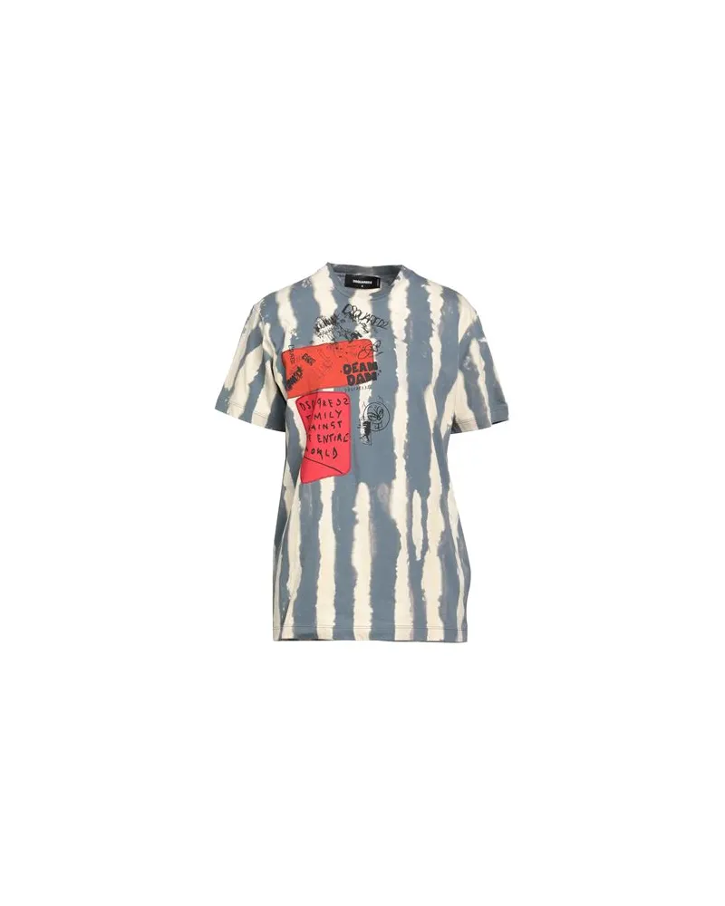 Dsquared2 TOPS - T-shirtsauf YOOX.COM Blaugrau