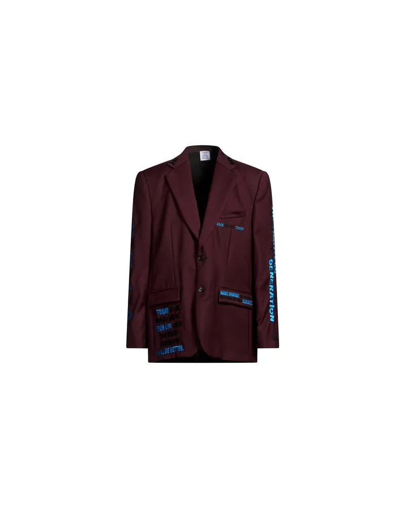 VETEMENTS ANZÜGE und CO-ORDS - Blazersauf YOOX.COM Bordeaux