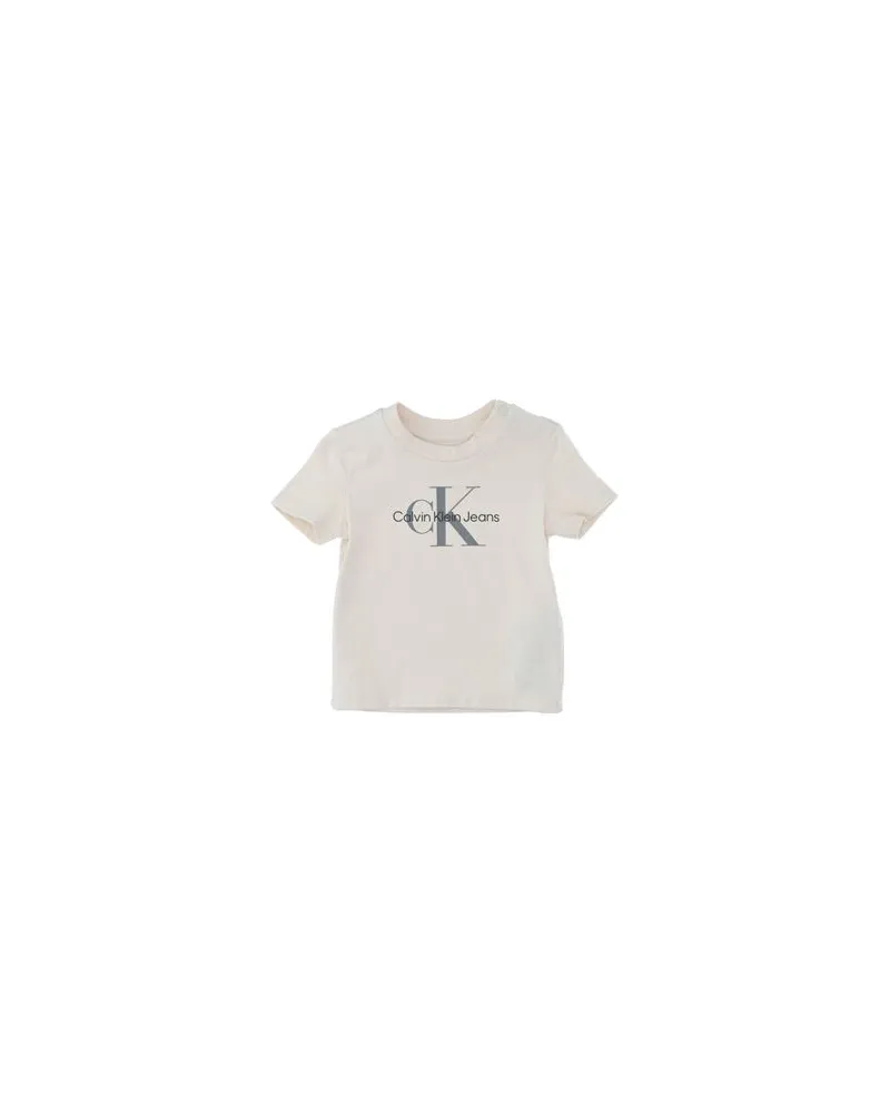 Calvin Klein TOPS - T-shirtsauf YOOX.COM Cremeweiß