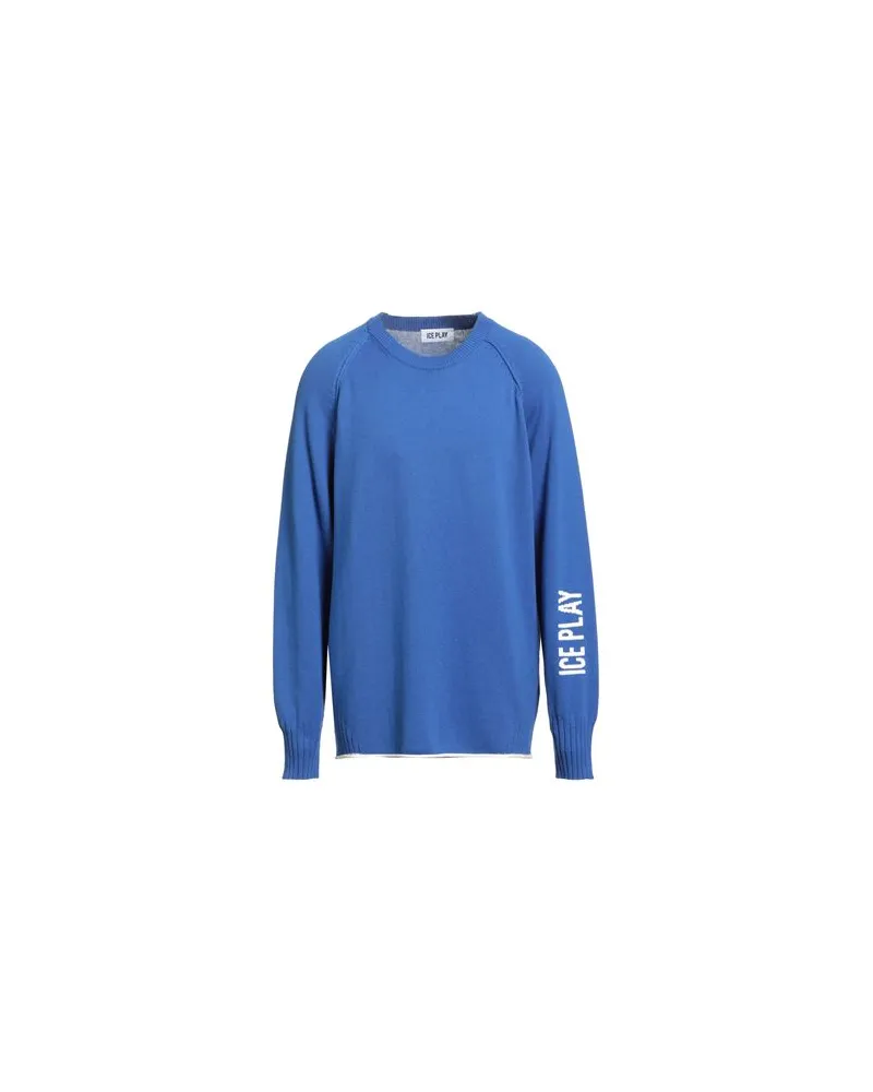 ICE PLAY STRICKWAREN - Pulloverauf YOOX.COM Azurblau