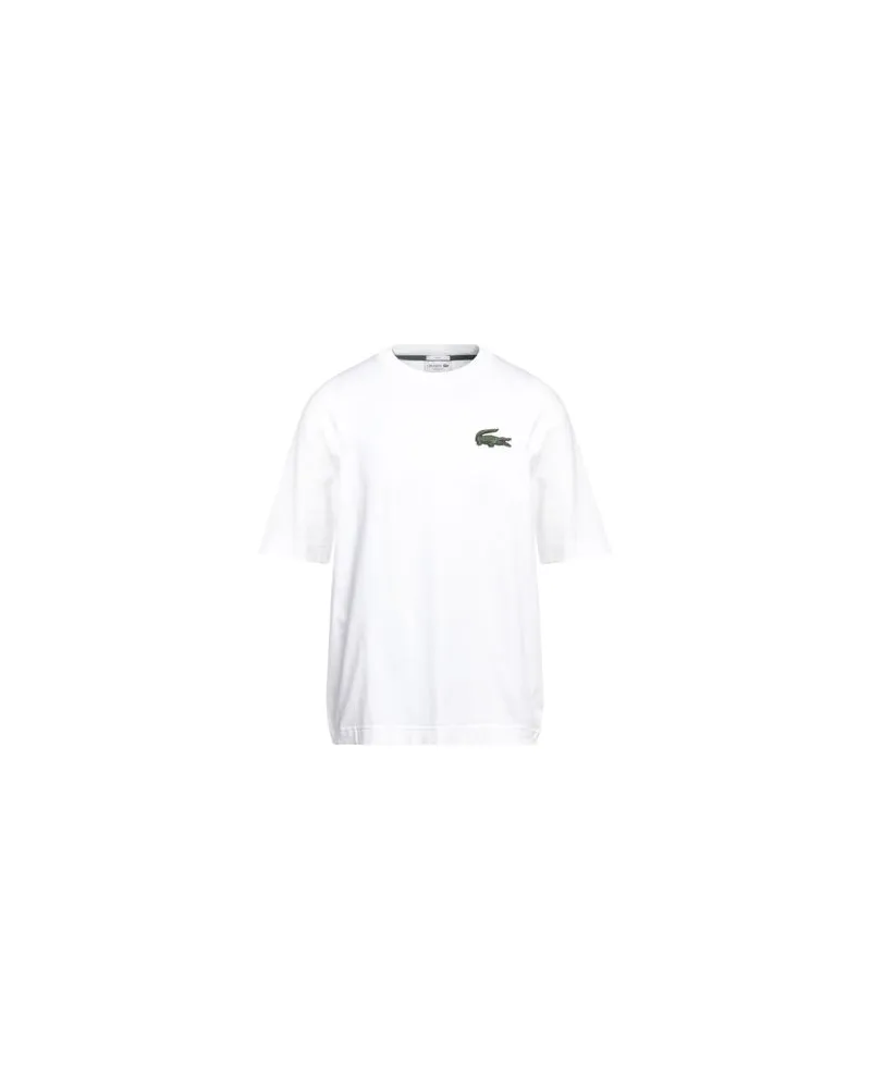 Lacoste TOPS - T-shirtsauf YOOX.COM Weiß