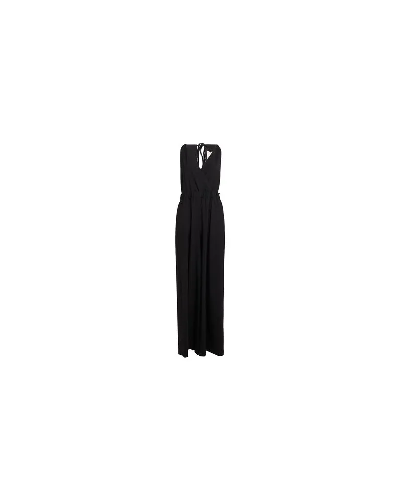 ALYSI CRÈME - OVERALLS - Jumpsuitsauf YOOX.COM Schwarz