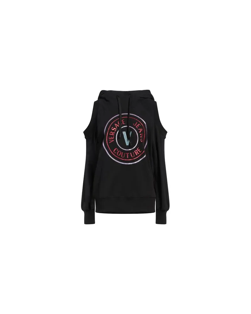 Versace Jeans TOPS - Sweatshirtsauf YOOX.COM Schwarz