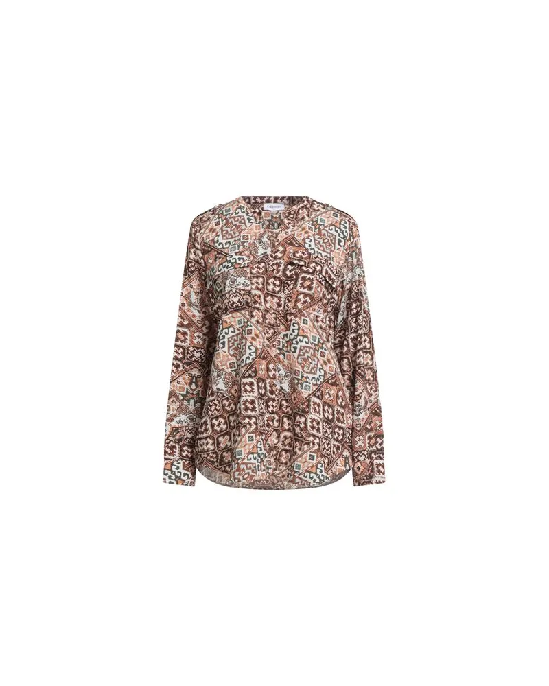 Calvin Klein TOPS - Hemdenauf YOOX.COM Braun