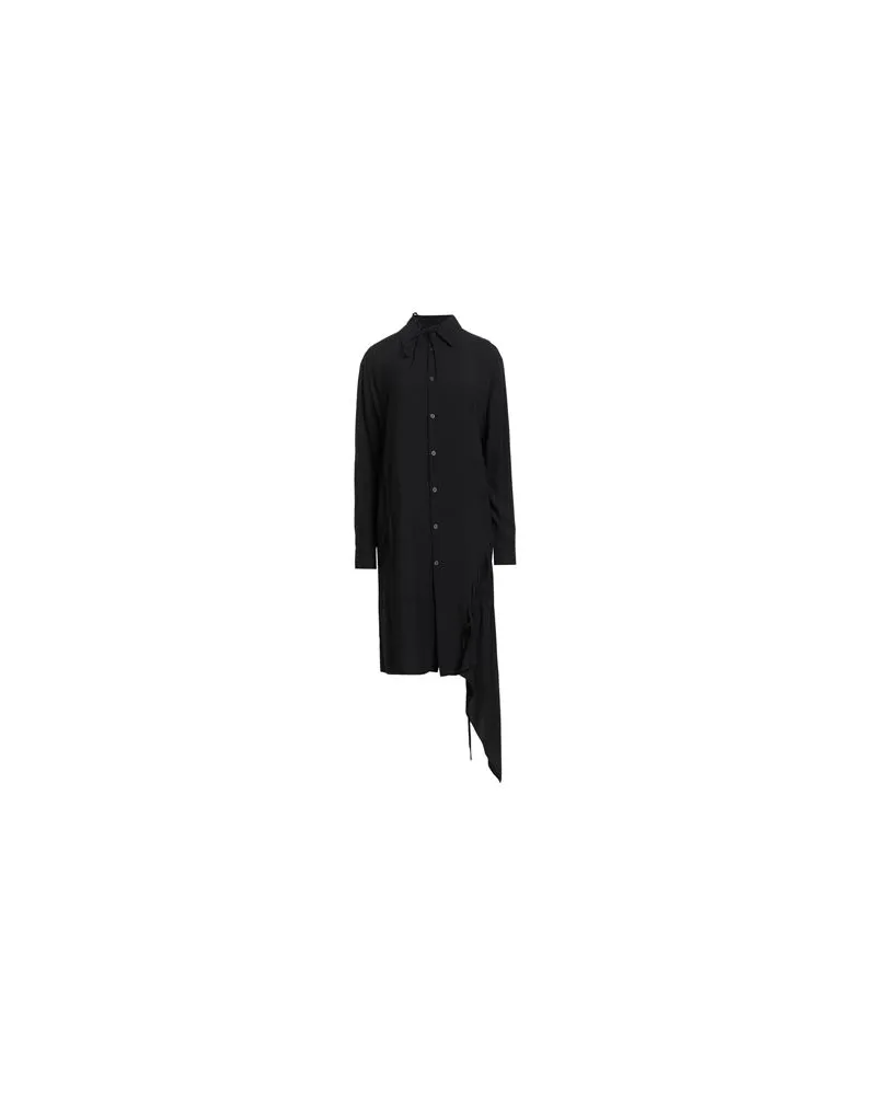 Y'S YOHJI YAMAMOTO KLEIDER - Midi-Kleiderauf YOOX.COM Schwarz