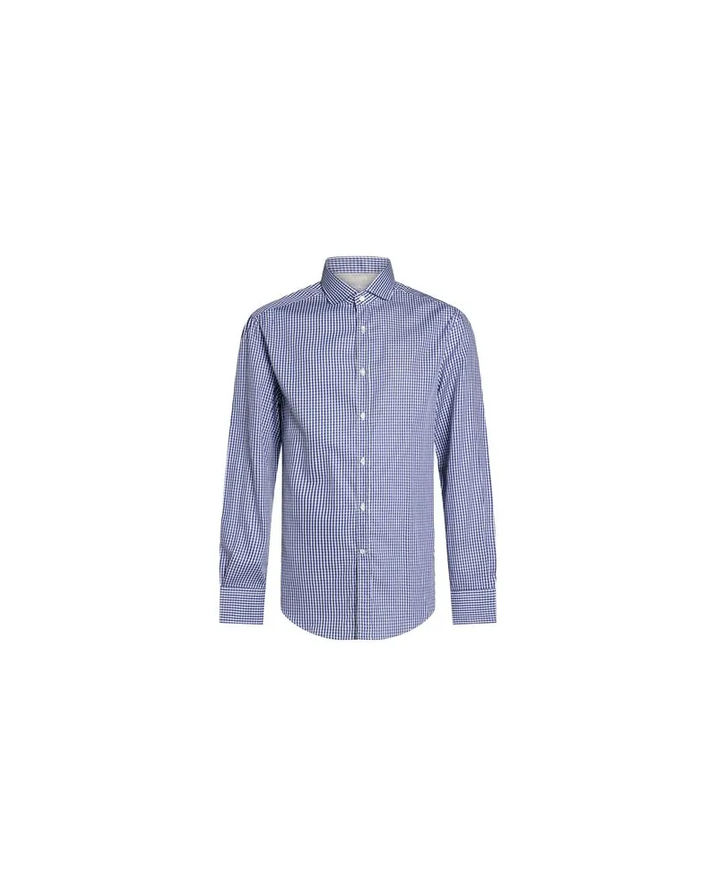 Brunello Cucinelli TOPS - Hemdenauf YOOX.COM Blau