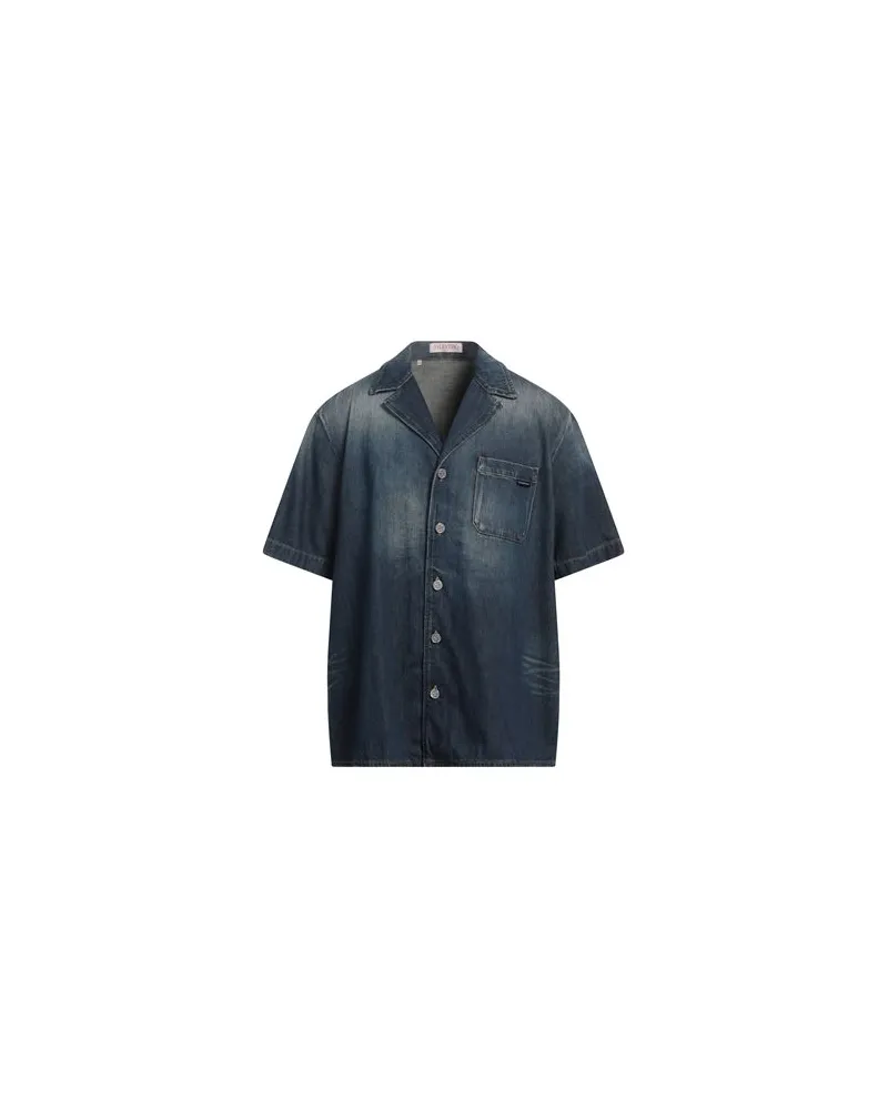 Valentino Garavani TOPS - Jeanshemdenauf YOOX.COM Blau