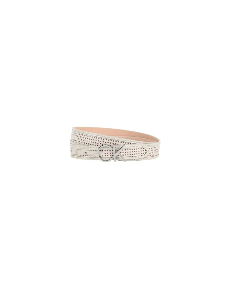 Calvin Klein Kleinlederwaren - Gürtelauf YOOX.COM Elfenbein
