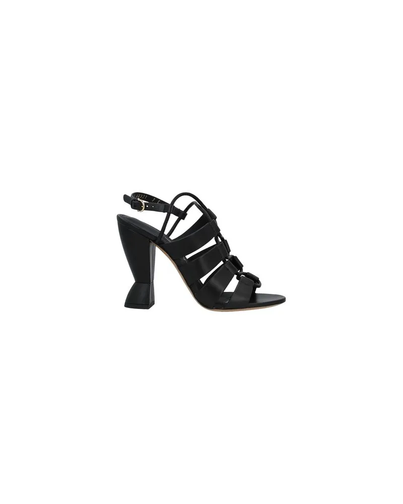 Ferragamo SCHUHE - Sandalenauf YOOX.COM Schwarz