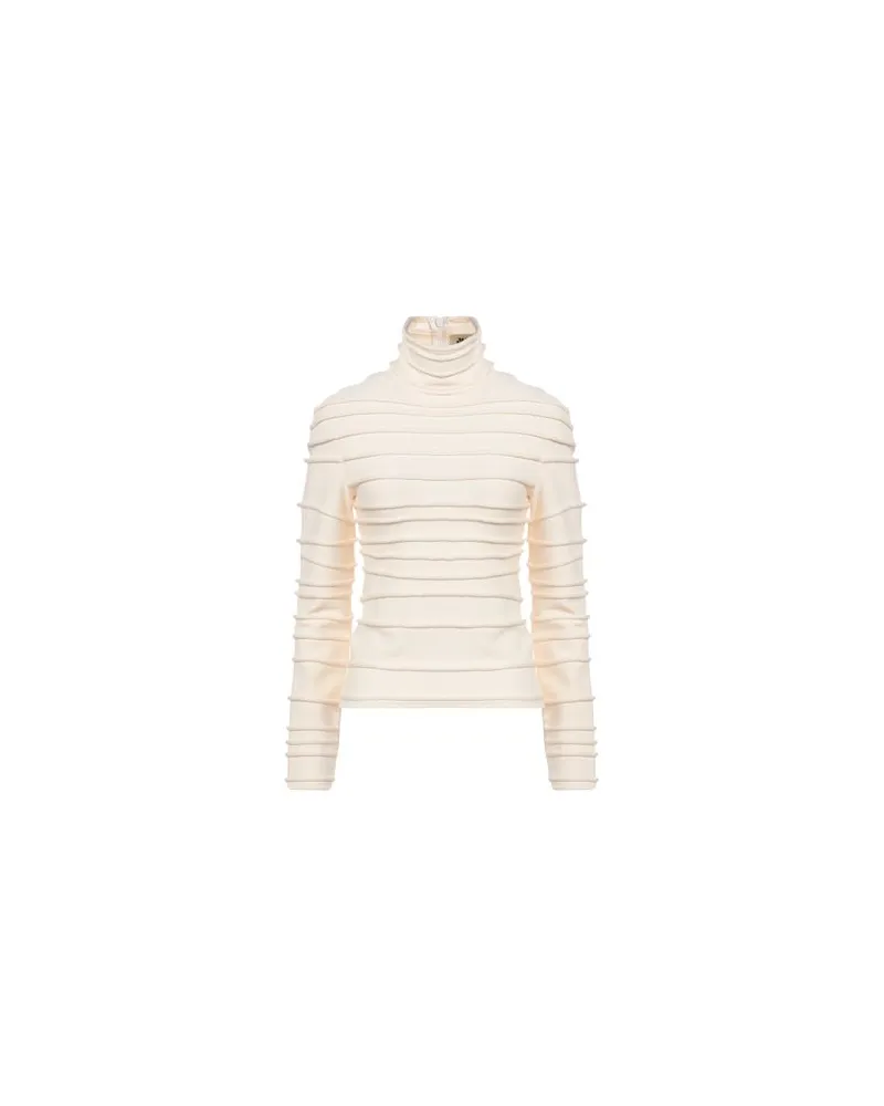 Maison Rabih Kayrouz STRICKWAREN - Rollkragenpulloverauf YOOX.COM Elfenbein