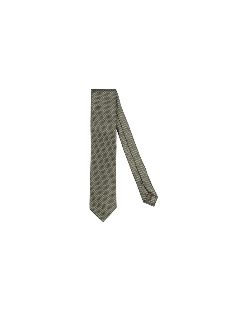 Canali ACCESSOIRES - Krawatten & Fliegenauf YOOX.COM Militärgrün