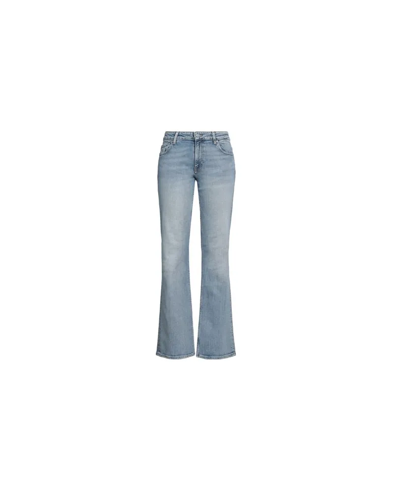 Ganni HOSEN & RÖCKE - Jeanshosenauf YOOX.COM Blau