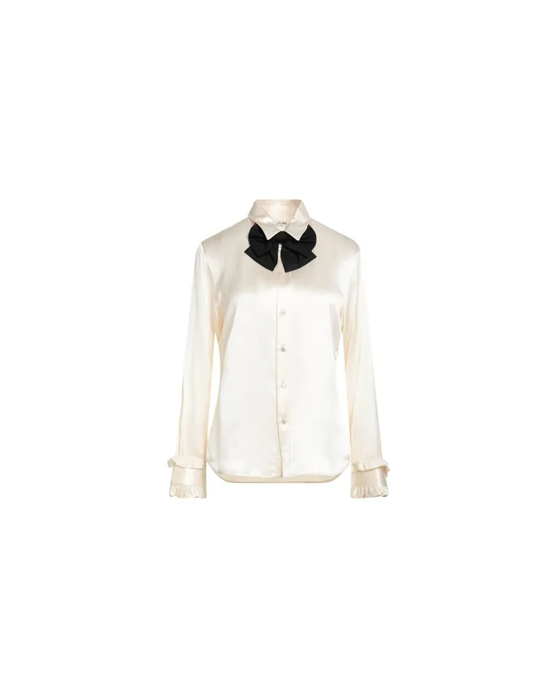 Celine TOPS - Hemdenauf YOOX.COM Cremeweiß