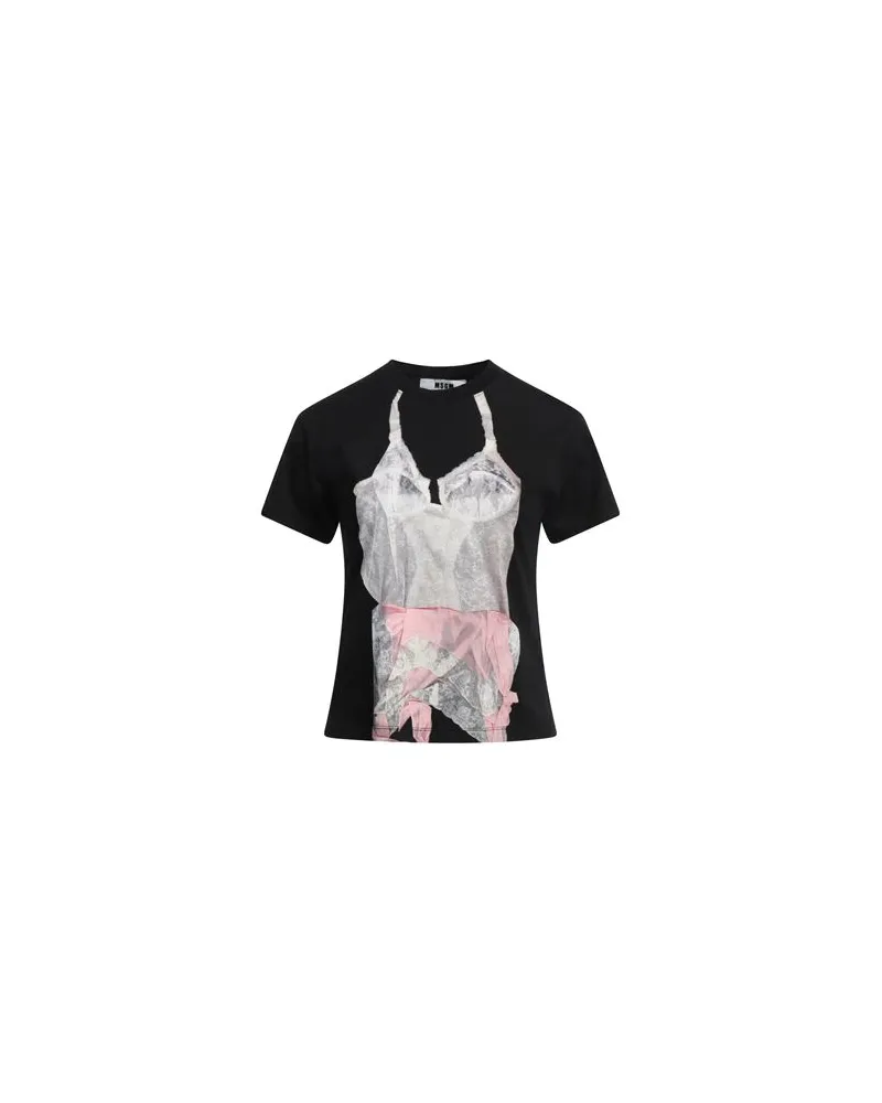 MSGM TOPS - T-shirtsauf YOOX.COM Schwarz