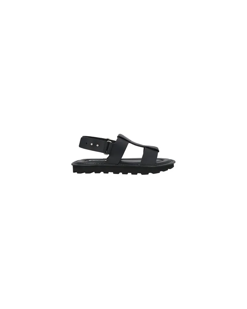 Jil Sander SCHUHE - Sandalenauf YOOX.COM Schwarz