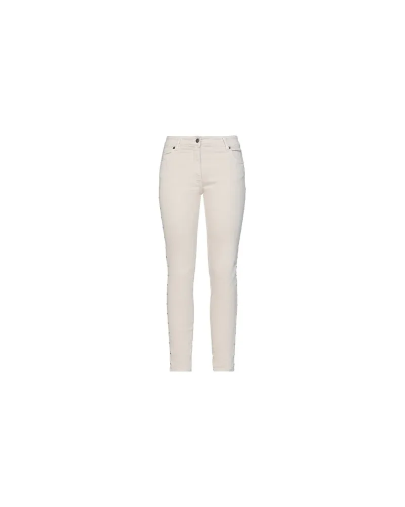 8PM HOSEN & RÖCKE - Jeanshosenauf YOOX.COM Elfenbein