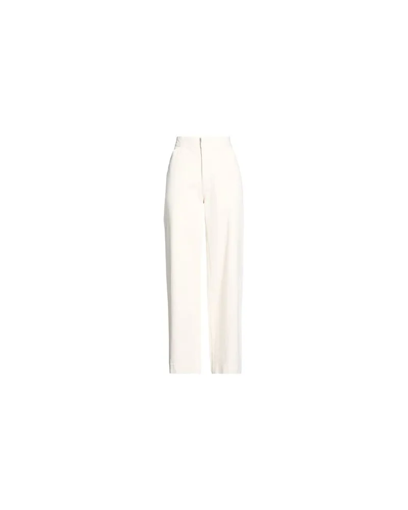 R13 HOSEN & RÖCKE - Hosenauf YOOX.COM Cremeweiß