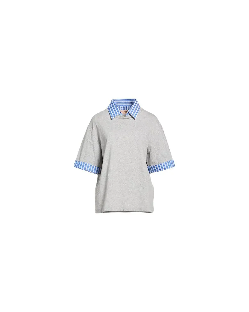 N° 21 TOPS - Poloshirtsauf YOOX.COM Hellgrau