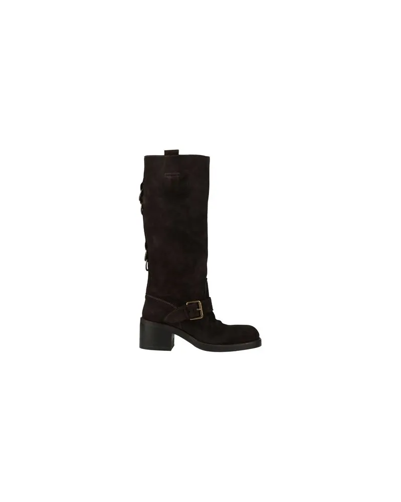 ash SCHUHE - Stiefelauf YOOX.COM Dunkelbraun