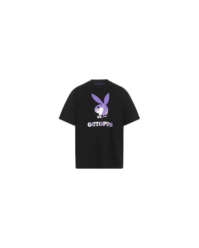 Playboy X OCTOPUS - TOPS - T-shirtsauf YOOX.COM Schwarz