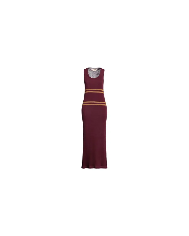 Marni KLEIDER - Maxi-Kleiderauf YOOX.COM Pflaume
