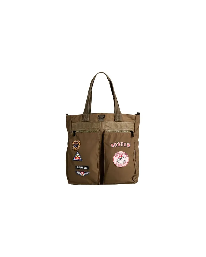 Blauer TASCHEN - Handtaschenauf YOOX.COM Militärgrün