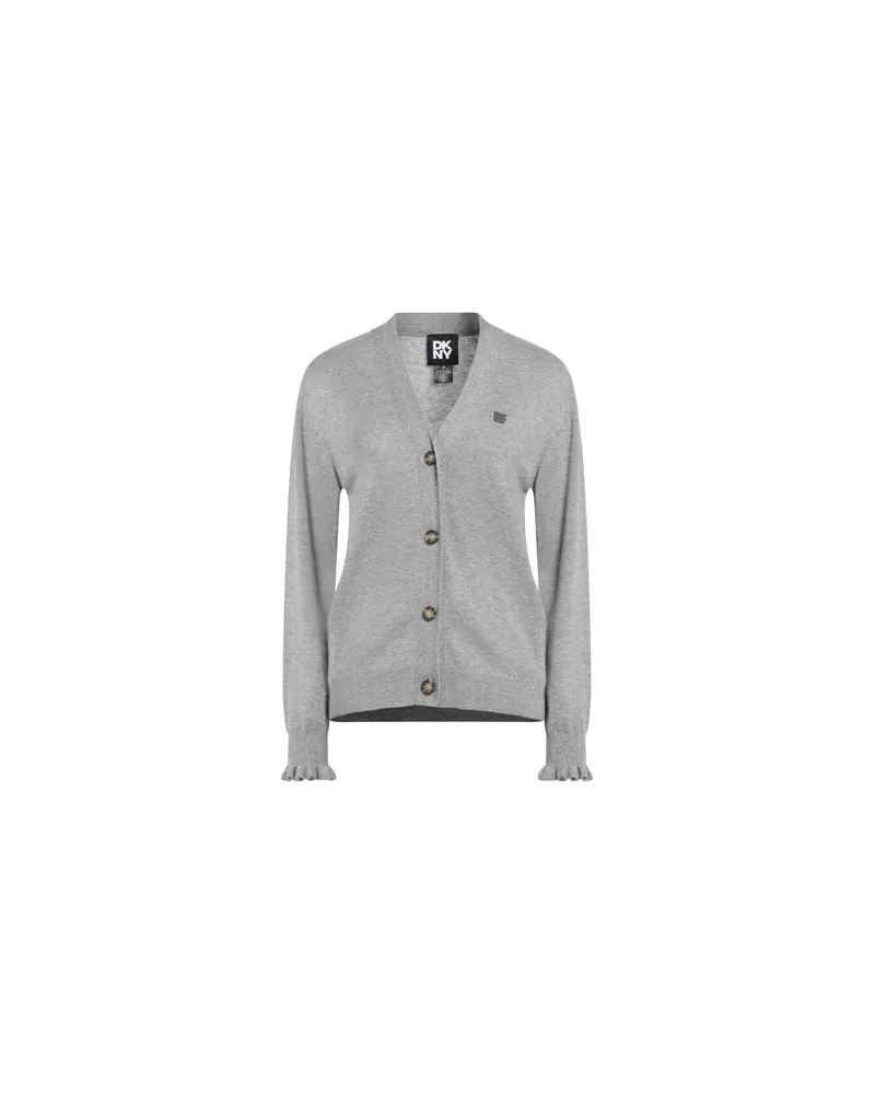DKNY STRICKWAREN - Strickjackenauf YOOX.COM Grau