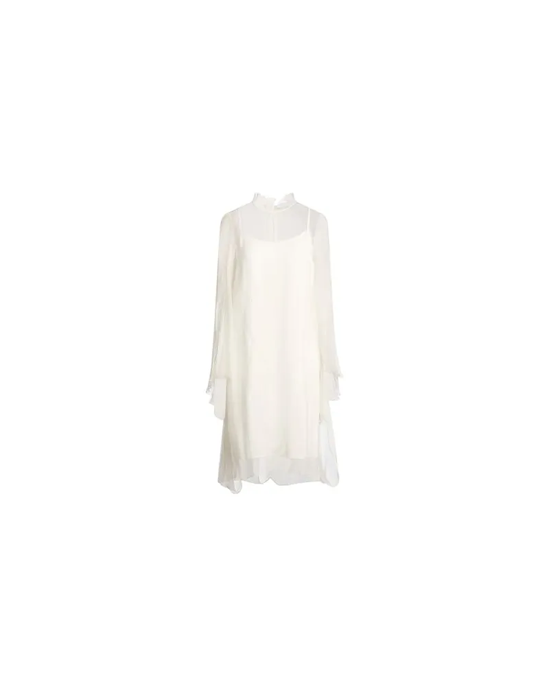 Max Mara KLEIDER - Midi-Kleiderauf YOOX.COM Elfenbein