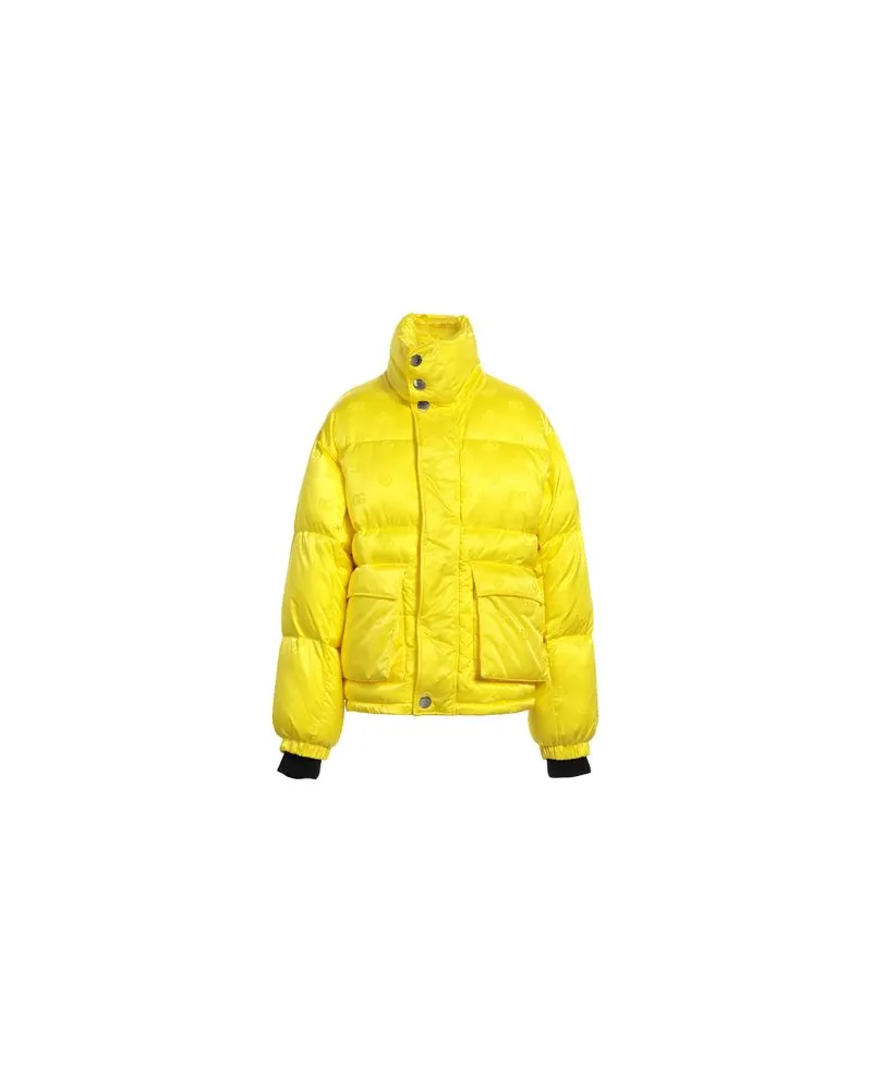 Dolce & Gabbana JACKEN & MÄNTEL - Pufferjacken & Daunenjackenauf YOOX.COM Gelb