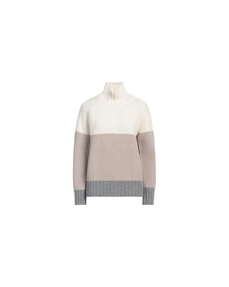 MOORER STRICKWAREN - Rollkragenpulloverauf YOOX.COM Cremeweiß