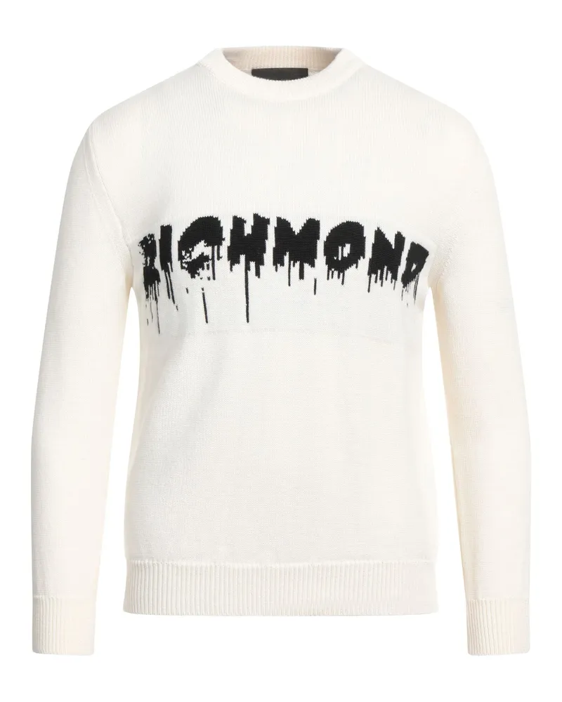 John Richmond Pullover Cremeweiß