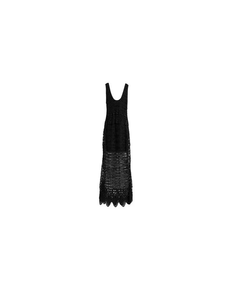 Sandro KLEIDER - Maxi-Kleiderauf YOOX.COM Schwarz