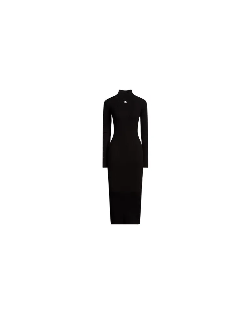 Courrèges KLEIDER - Maxi-Kleiderauf YOOX.COM Schwarz