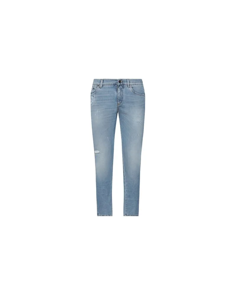 Dolce & Gabbana HOSEN & RÖCKE - Jeanshosenauf YOOX.COM Blau