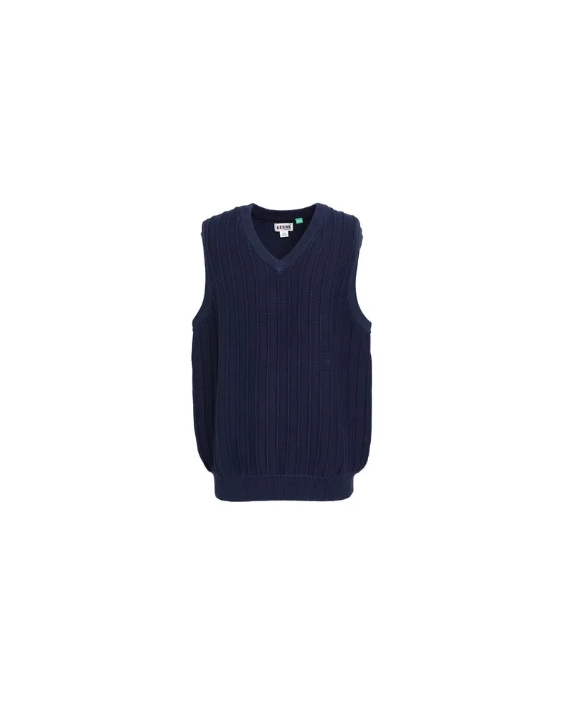 Guess STRICKWAREN - Pulloverauf YOOX.COM Marineblau