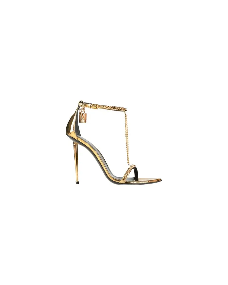 Tom Ford SCHUHE - Sandalenauf YOOX.COM Gold