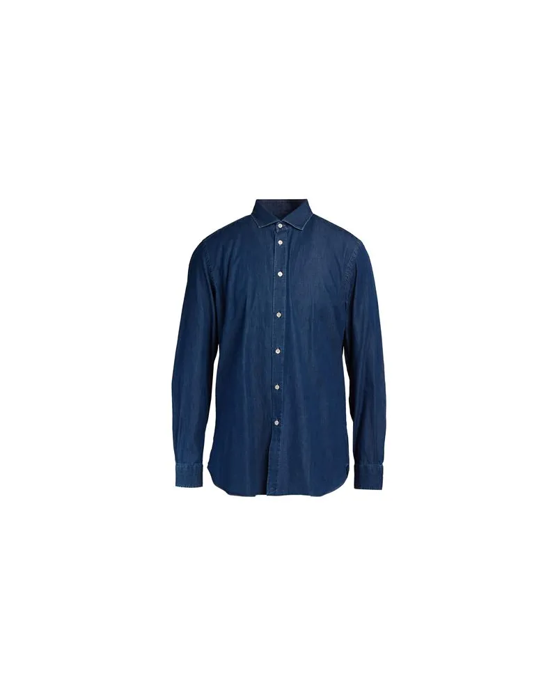 Boglioli TOPS - Jeanshemdenauf YOOX.COM Blau