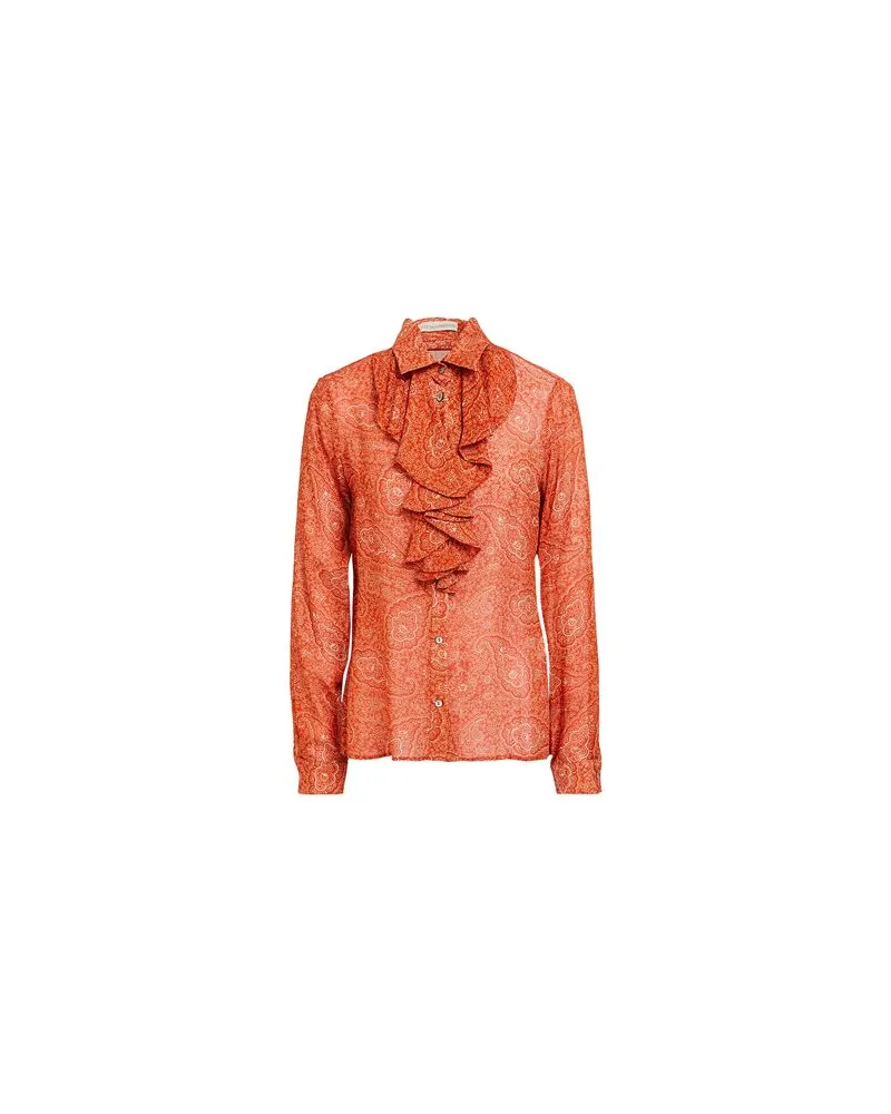 Camicettasnob TOPS - Hemdenauf YOOX.COM Rostrot