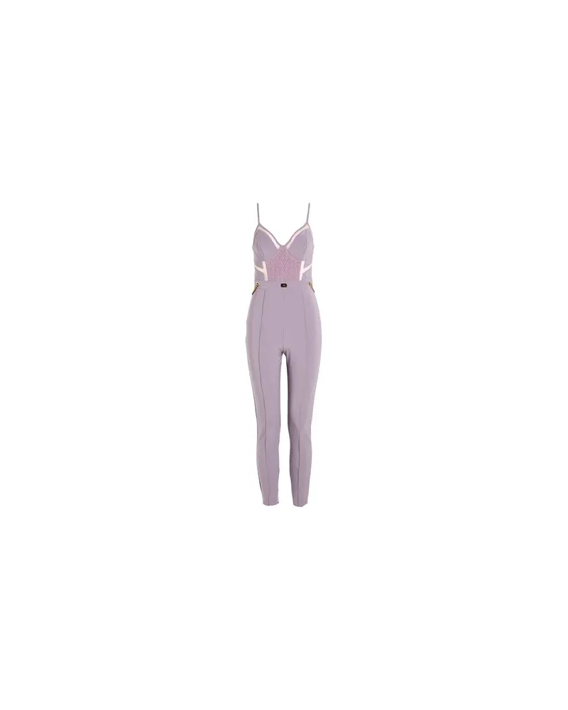 Elisabetta Franchi OVERALLS - Jumpsuitsauf YOOX.COM Lila