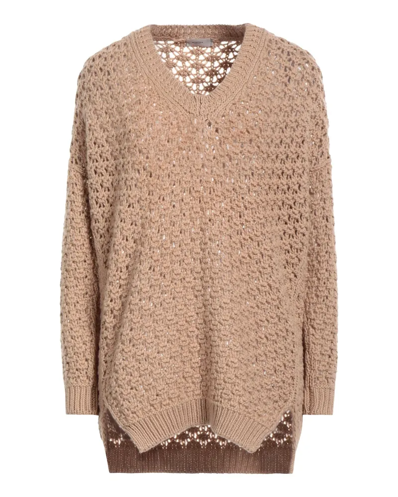 AGNONA Pullover Kamel