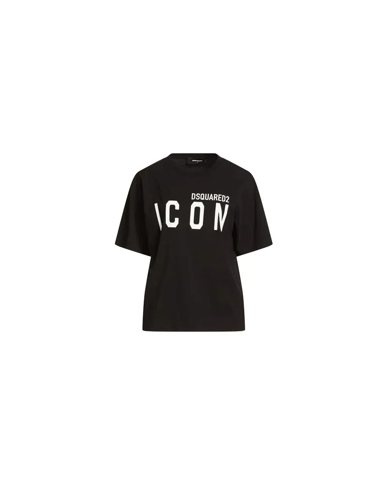 Dsquared2 ICON - TOPS - T-shirtsauf YOOX.COM Schwarz