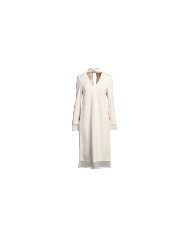 MEIMEIJ KLEIDER - Midi-Kleiderauf YOOX.COM Beige
