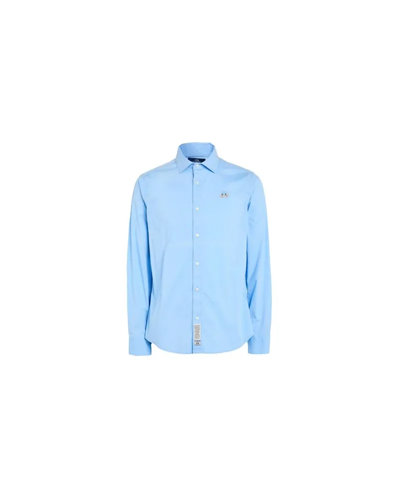 La Martina TOPS - Hemdenauf YOOX.COM Hellblau