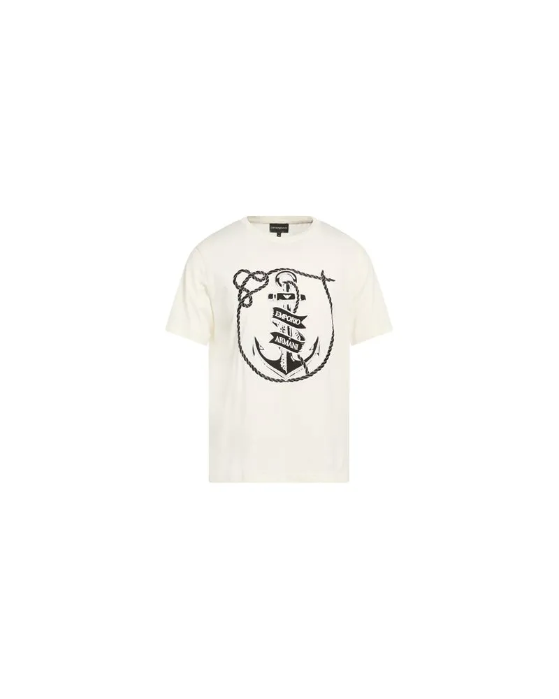 Emporio Armani TOPS - T-shirtsauf YOOX.COM Cremeweiß