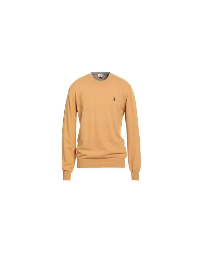 U.S. Polo Assn.  STRICKWAREN - Pulloverauf YOOX.COM Senf