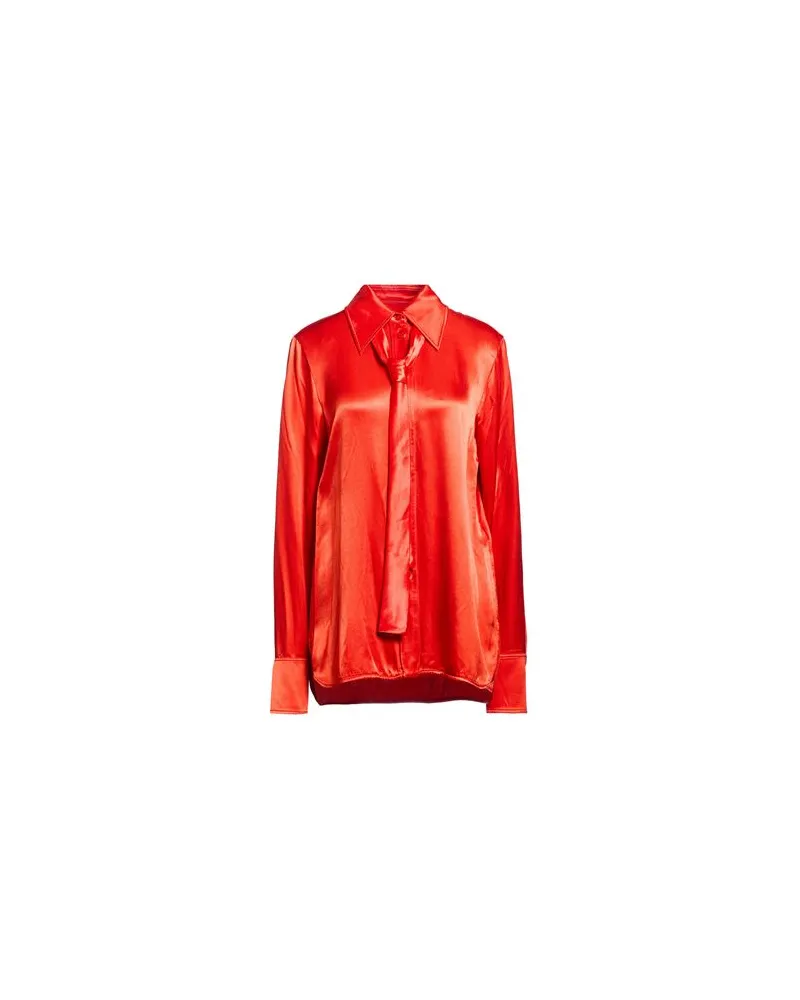 Jil Sander TOPS - Hemdenauf YOOX.COM Tomatenrot